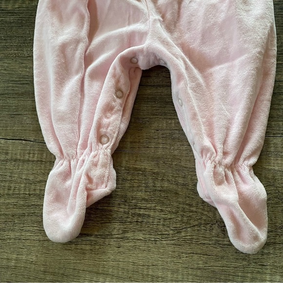 Vintage Carter’s Pink Terri Footie Pajama Sleeper for Baby Girl Size 3 months - Picture 4 of 13